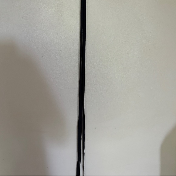 High Slit Sheer Mock Neck Dress with Hood - Picture 7 of 7